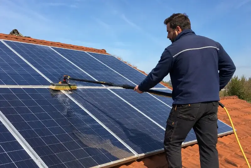 Nettoyage et entretien de panneaux solaires à Espès-Undurein